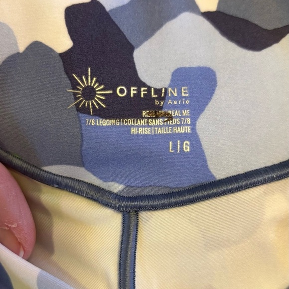 NWOT *Bundle* aerie OFFLINE sports bra and leggings set size L - Picture 7 of 13